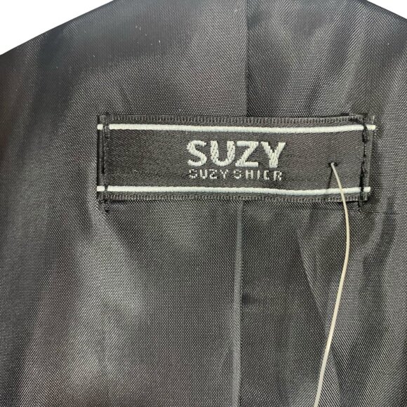 4 pocket brown blazer jacket size 11 SUZY SHIER - Picture 3 of 16